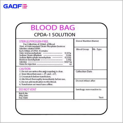 Low temperature label