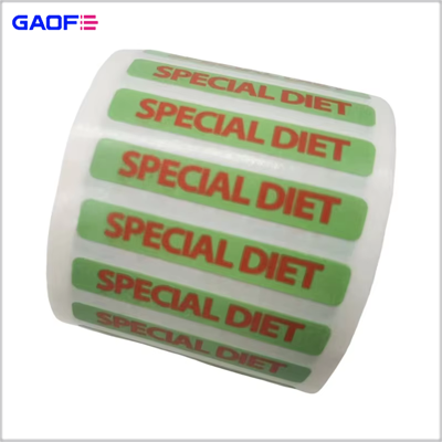 Coated paper printing label